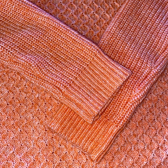 Talbots Long Sleeve Textured Stitch Wool Blend Pullover Sweater Size Medium - Picture 12 of 13